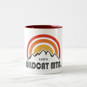 Wildcat Mountain New Hampshire Two-Tone Coffee Mug
