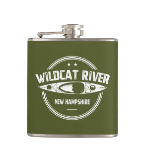Wildcat River New Hampshire Kayak Flask