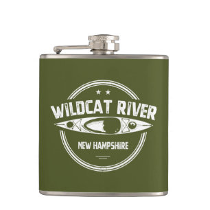 Wildcat River New Hampshire Kayak Flask