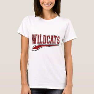 Wildcats Mascot (Deep Red) Shirt