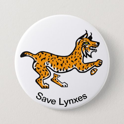 Wildcats _ Save LYNXES _ Nature _Wildlife _ Button