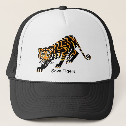 Wildcats _ Save TIGERS _ Conservation _ Nature Trucker Hat