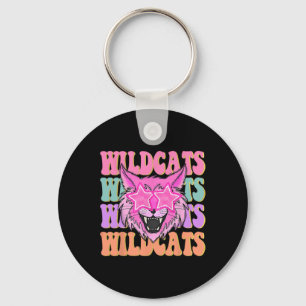 Wildcats School Mascot Keychain