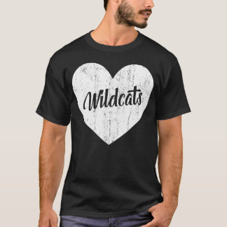 Wildcats School Sports Faneam rit Mascot He friend T-Shirt
