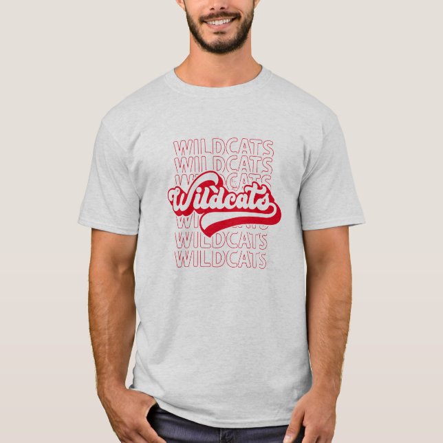 Wildcats Team Name Tshirt  (Front)