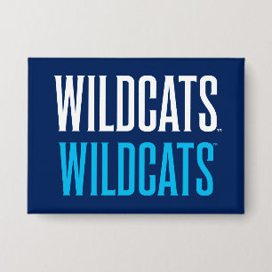 Wildcats Wildcats Wordmark Logo Button