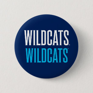 Wildcats Wildcats Wordmark Logo Button