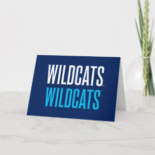 Wildcats Wildcats Wordmark Logo Card