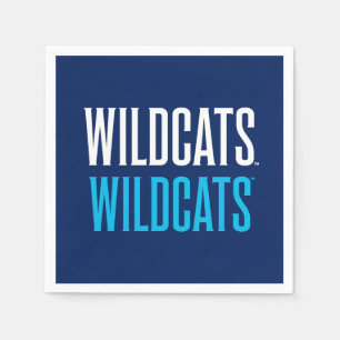 Wildcats Wildcats Wordmark Logo Napkins