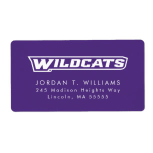 Wildcats Wordmark Label