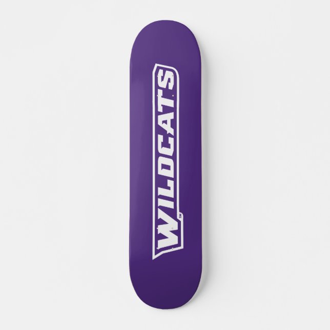 Wildcats Wordmark Skateboard (Front)