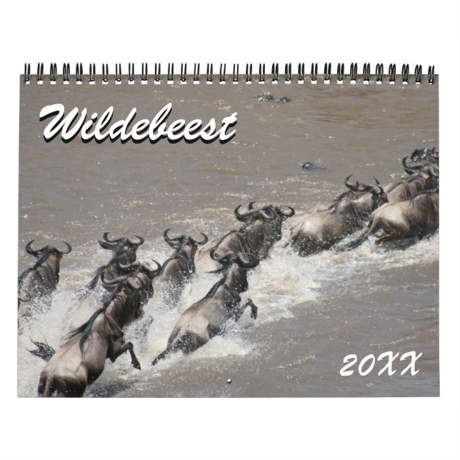 wildebeest 2027 calendar (Cover)
