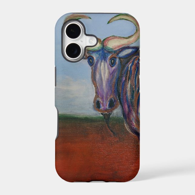 Wildebeest Iphone Case (Back)