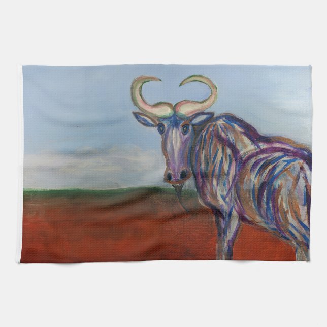 Wildebeest Towel (Horizontal)