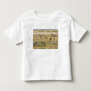 Wildebeests, Zebras and Giraffes Toddler T-shirt