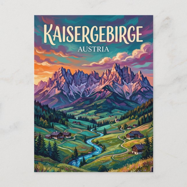 Wilder Kaiser Austria Postcard (Front)