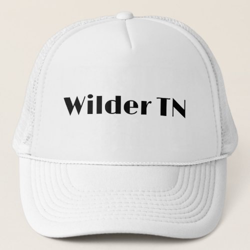 Wilder TN Trucker Hat