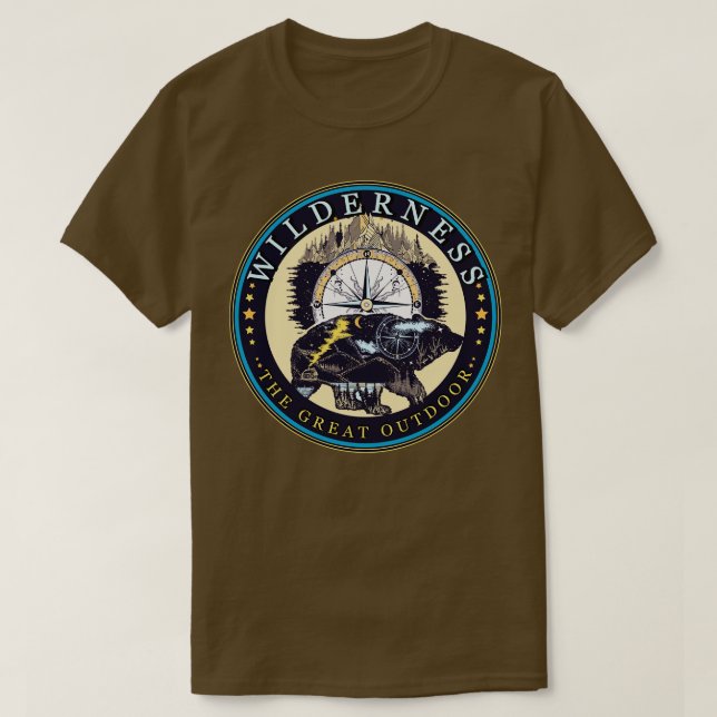 Wilderness 1 T-Shirt (Design Front)