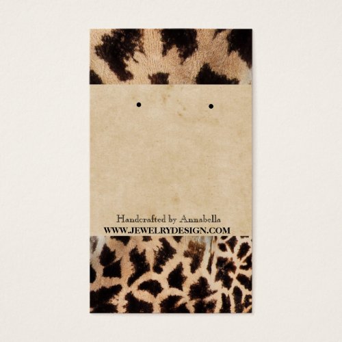 Earring Holder Business Card