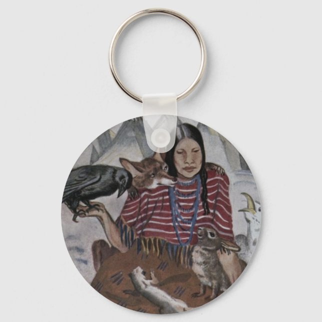 "Wilderness Allies" Keychain (Front)