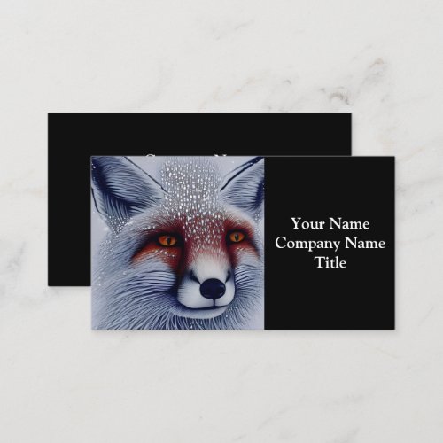 Wilderness Artic Fox Business Card