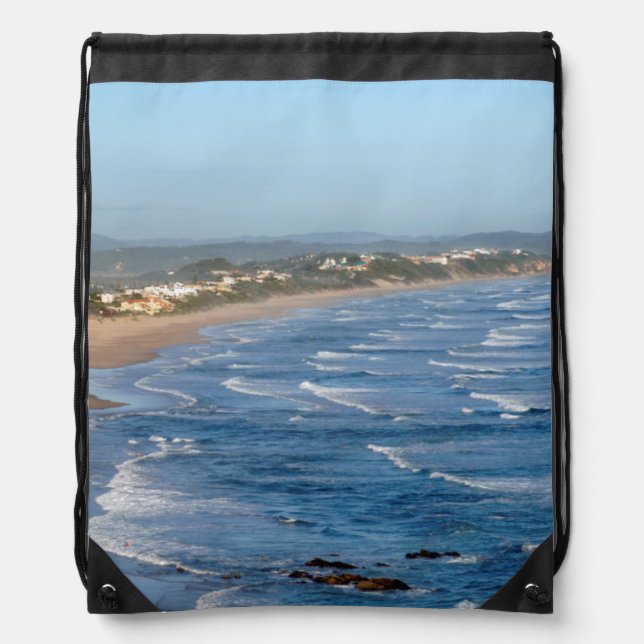 Wilderness Beach And Indian Ocean, Garden Route Drawstring Bag (Front)