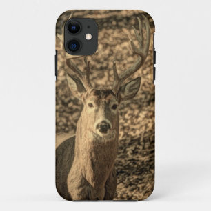 wilderness Camouflage outdoorsman whitetail deer iPhone 11 Case