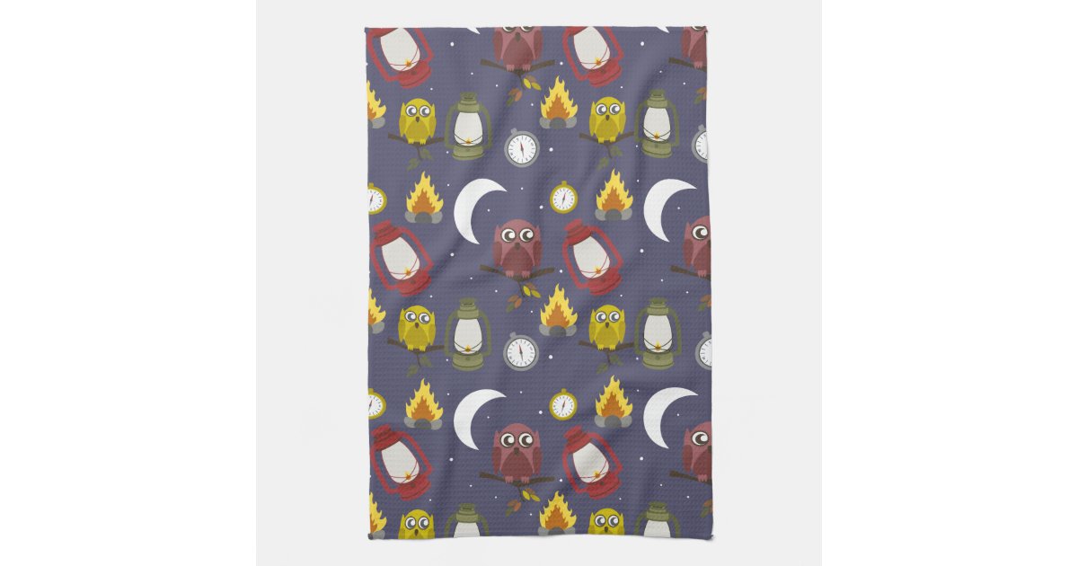 Wilderness Camping Theme Kitchen Towel | Zazzle.com