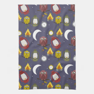 Wilderness Camping Theme Towel