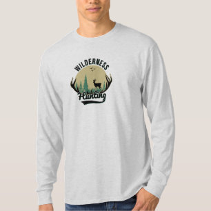Wilderness Deer Hunting Long Sleeve  T-Shirt