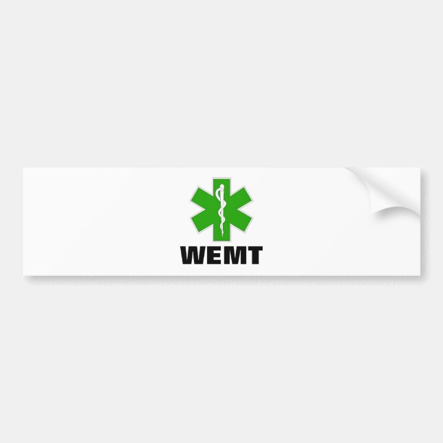 Wilderness EMT Bumper Sticker (Front)