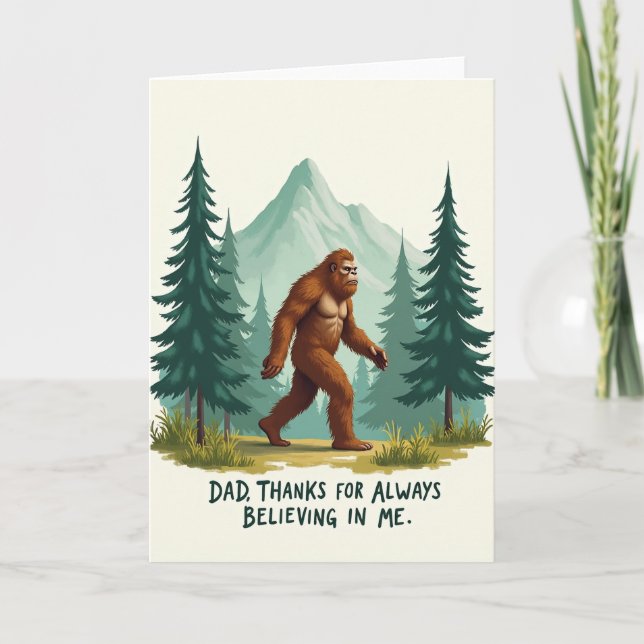 Wilderness Fathers Day Art Card (Front)