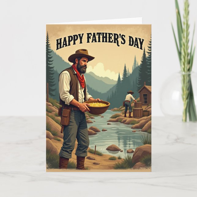 Wilderness Fathers Day Image Card (Front)