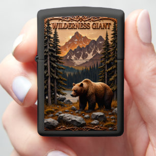 Wilderness Giant Mountain View Zippo Lighter