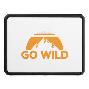 Wilderness Go Wild Mountain Nature Gift Idea Hitch Cover