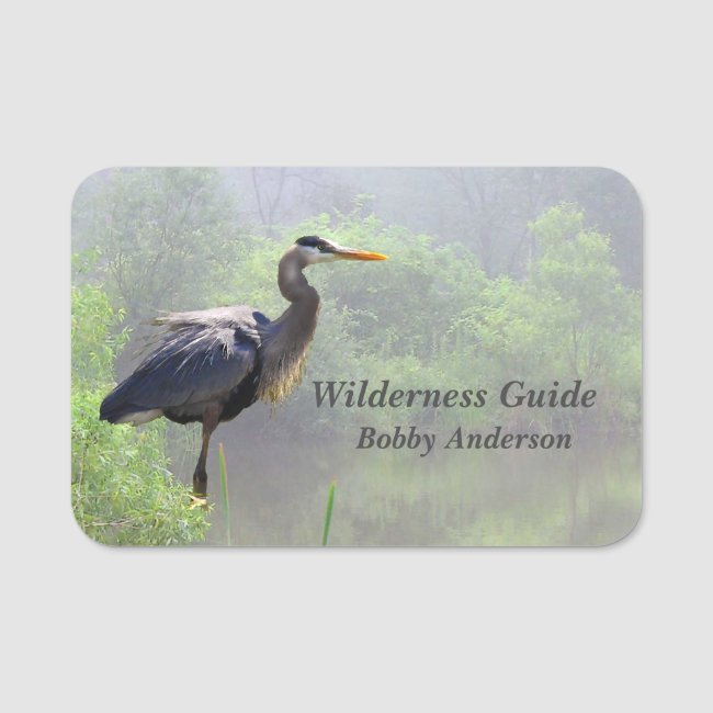 Wilderness Guide Name Tag