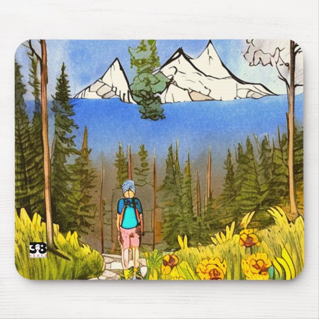 Wilderness Hike Mouse Pad (Front)