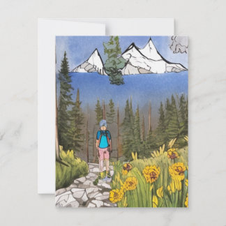 Wilderness Hike Note Card