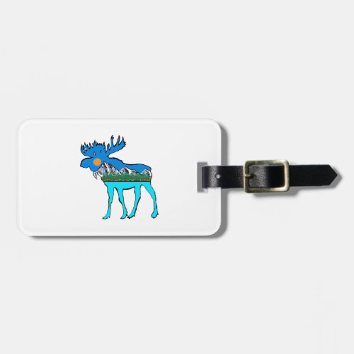 Wilderness Moose Luggage Tag