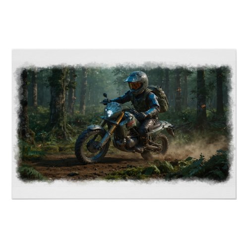 Wilderness Motocross _ Dirtbike Racer   Poster
