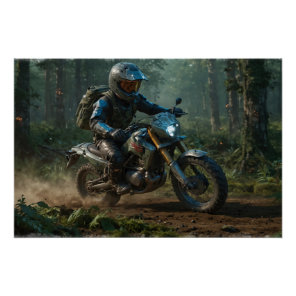 Wilderness Motocross - Dirtbike Racer   Poster