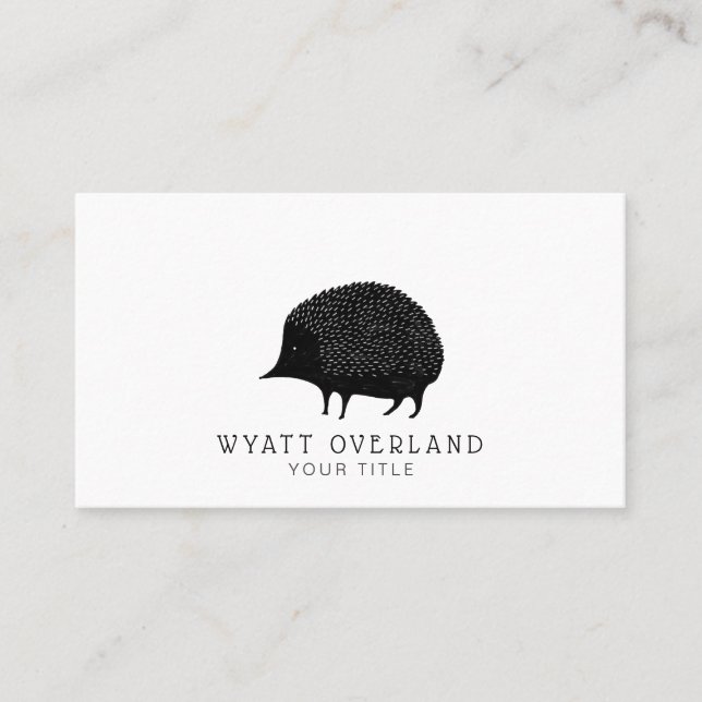 Wilderness Naturalist Hiking Guide Business Card (Front)