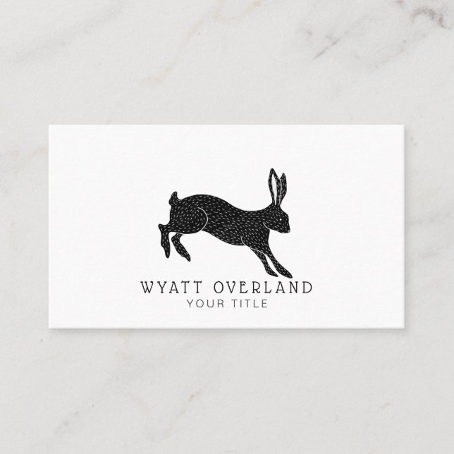 Wilderness Naturalist Hiking Guide Business Card (Front)