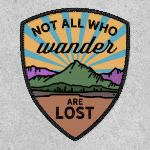 Wilderness   Not All Who Wander Are Lost Patch