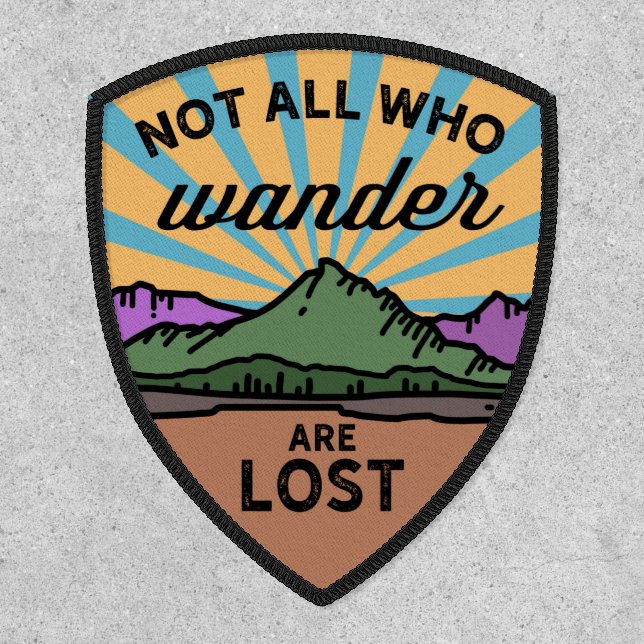 Wilderness | Not All Who Wander Are Lost Patch (Front)