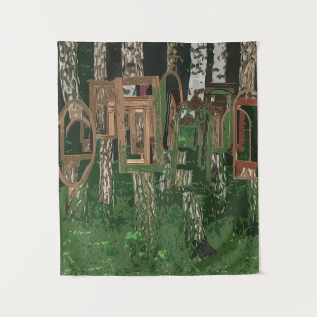 Wilderness of Mirrors Cover Art Tapestry (Front)