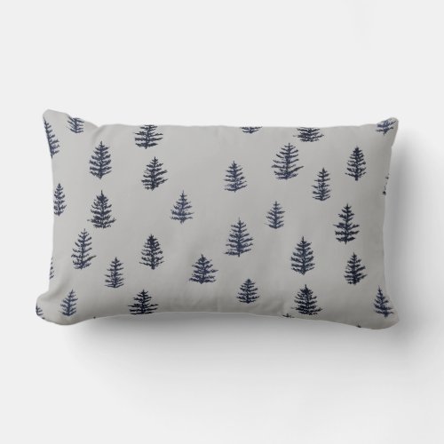 Wilderness Pine Tree Cabin Throw Pillow