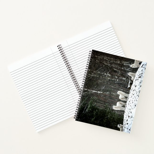 Wilderness Polar Wolf Notebook (Inside)