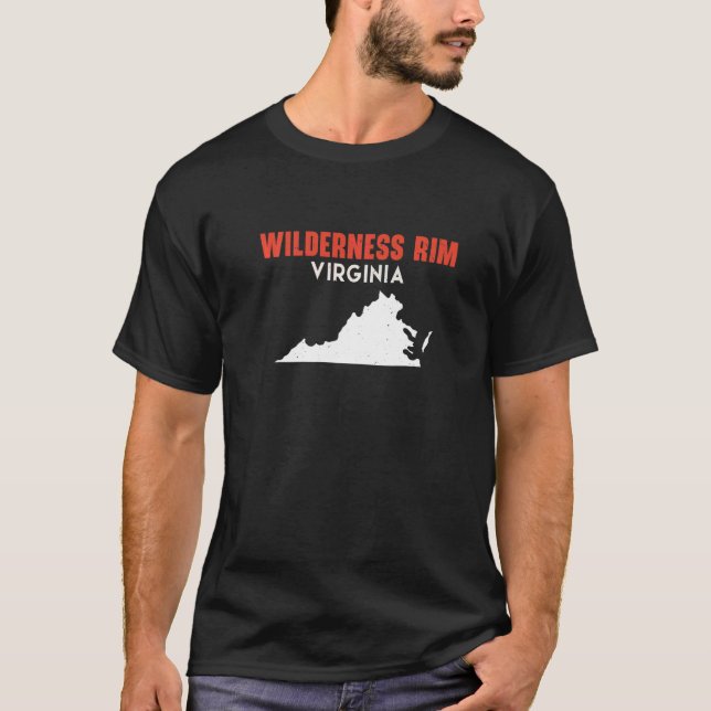 Wilderness Rim Washington USA State America Travel T-Shirt (Front)
