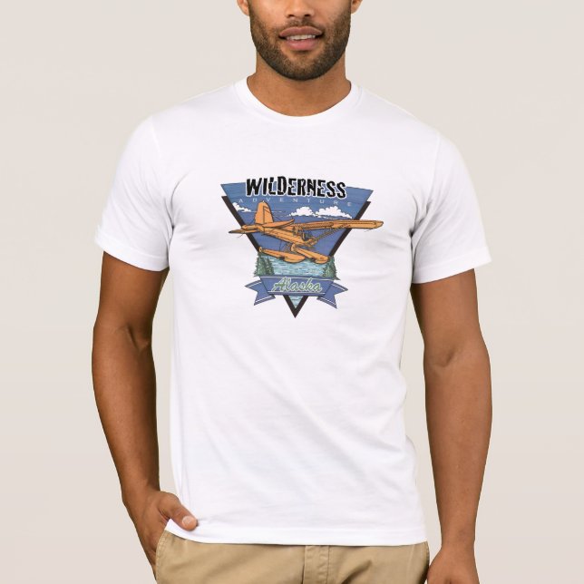 Wilderness Seaplane Adventure Alaska T-Shirt (Front)
